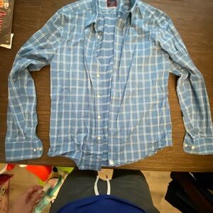 Blue Checkered Men's Shirt